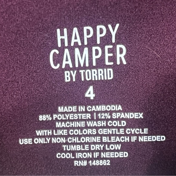 Torrid Happy Camper Micro Fleece Full Zip Active Hoodie 4X - Picture 6 of 7